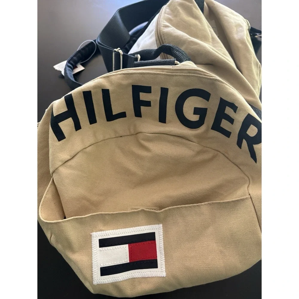 VTG Y2K Tommy Hilfiger Duffel Bag NWT Deadstock Canvas Weekender Gym Travel Bag